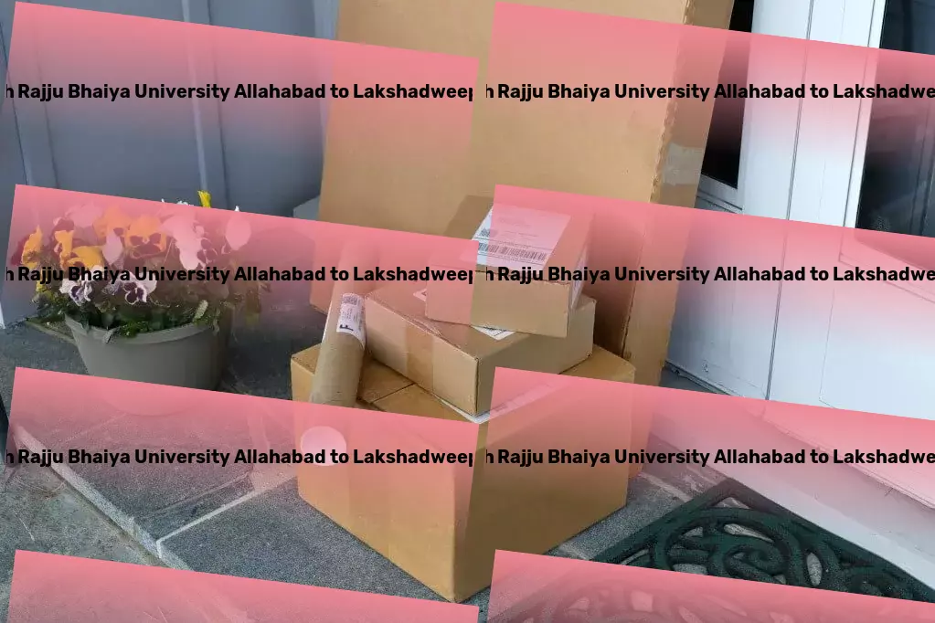 Prof Rajendra Singh Rajju Bhaiya University Allahabad to Lakshadweep Transport Logistics network optimization