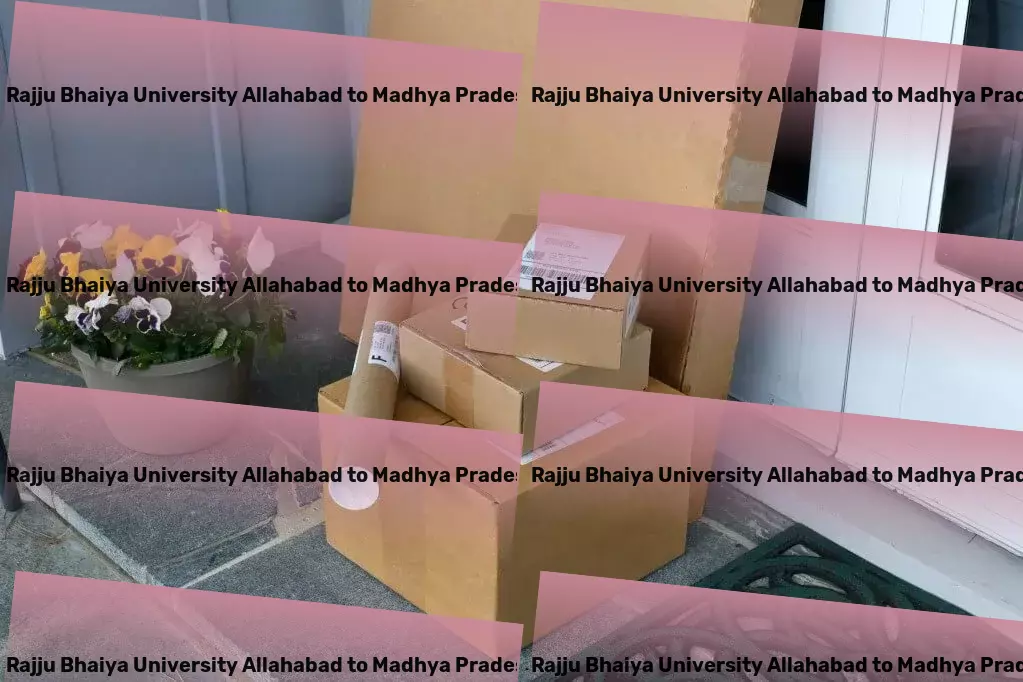 Prof Rajendra Singh Rajju Bhaiya University Allahabad to Madhya Pradesh Transport Empowering smoother transit with every shipment! - Rapid shipping services