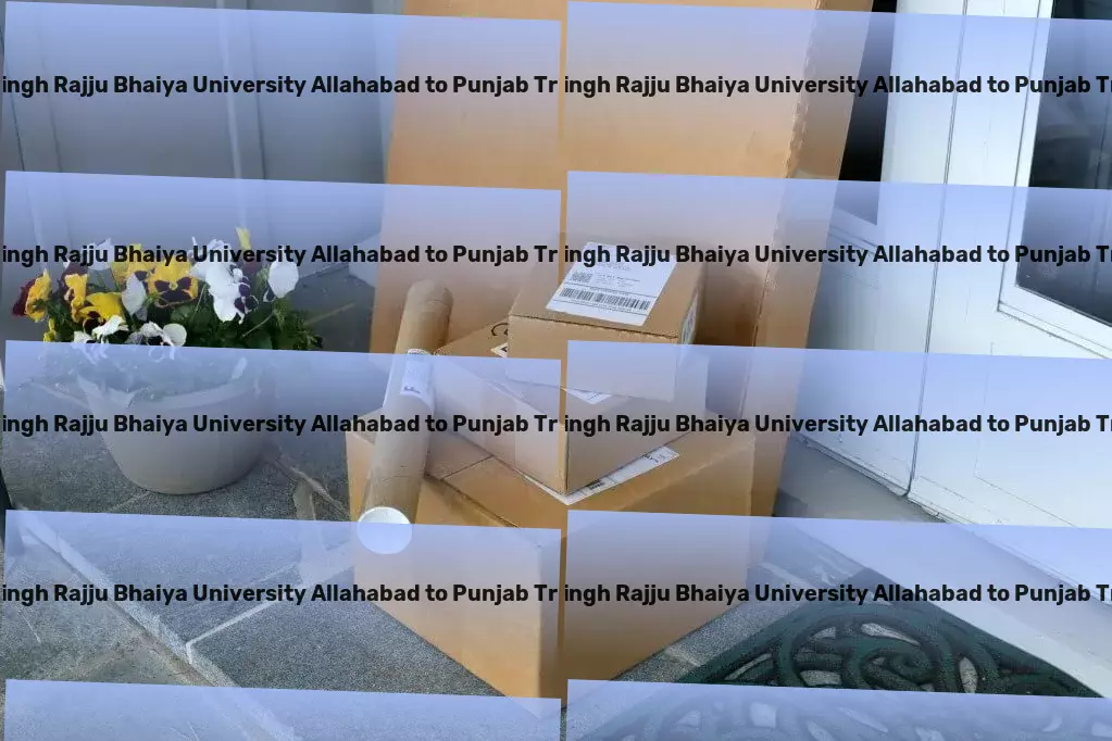 Prof Rajendra Singh Rajju Bhaiya University Allahabad to Punjab Transport Express bulk cargo delivery