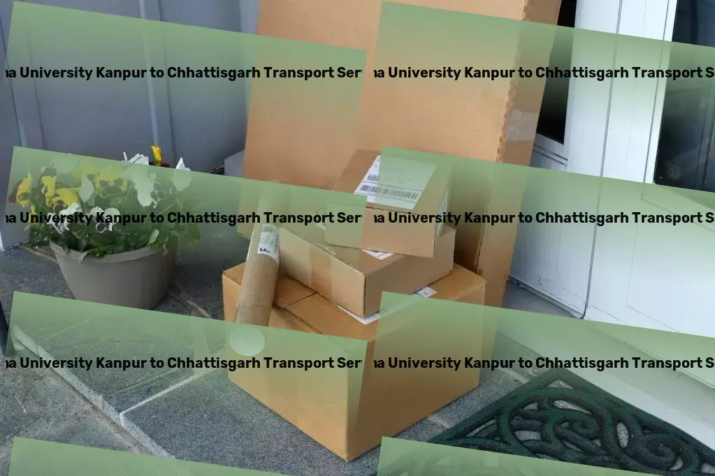 Rama University Kanpur to Chhattisgarh Transport High-capacity goods shipment