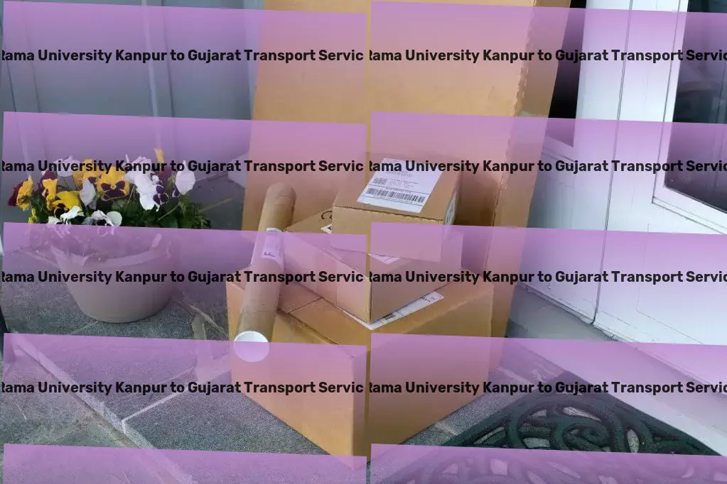 Rama University Kanpur to Gujarat Transport Specialized package shipment