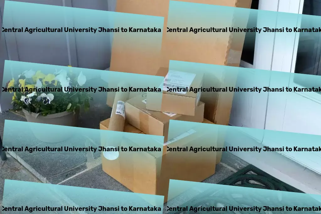 Rani Lakshmi Bai Central Agricultural University Jhansi to Karnataka Transport Secure parcel transport