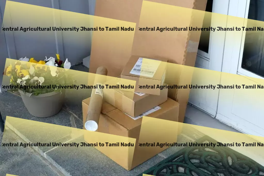 Rani Lakshmi Bai Central Agricultural University Jhansi to Tamil Nadu Transport Real-time tracking services