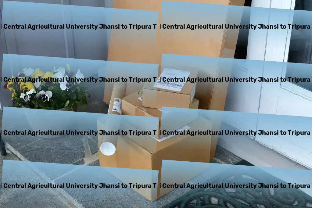 Rani Lakshmi Bai Central Agricultural University Jhansi to Tripura Transport Let us take the wheel for your Indian transportation needs! - Domestic logistics solutions