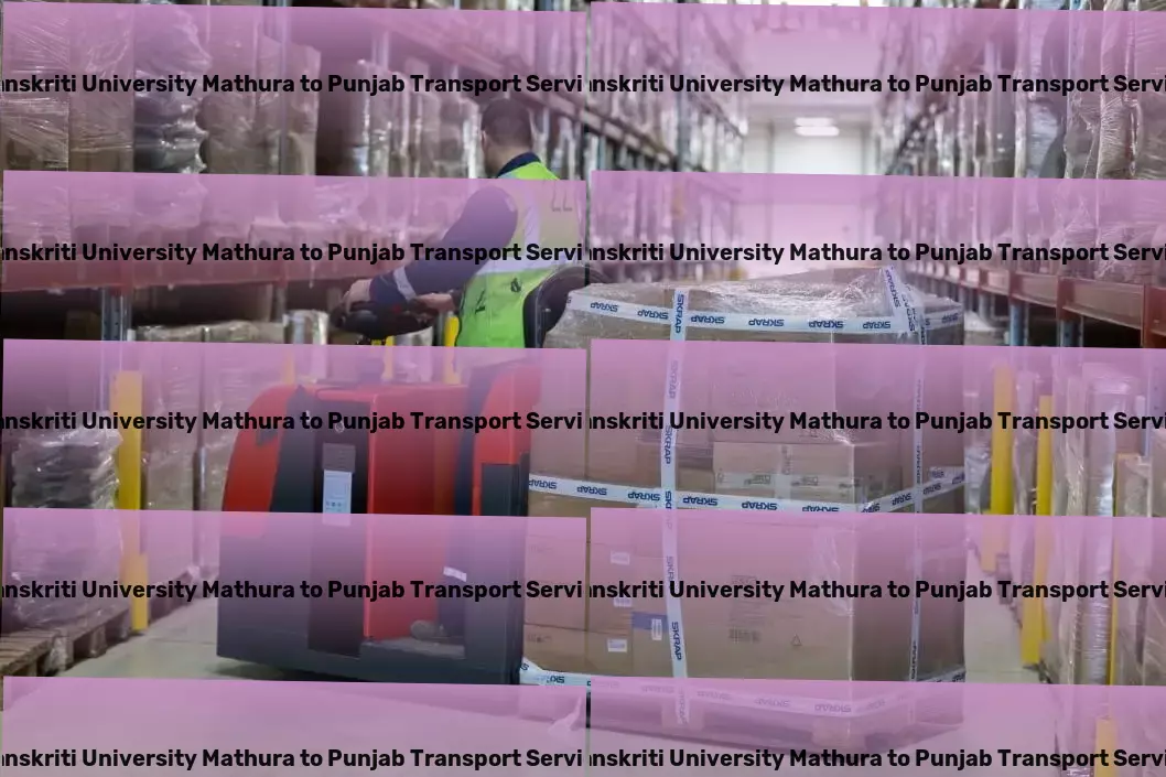 Sanskriti University Mathura to Punjab Transport Quick cargo logistics