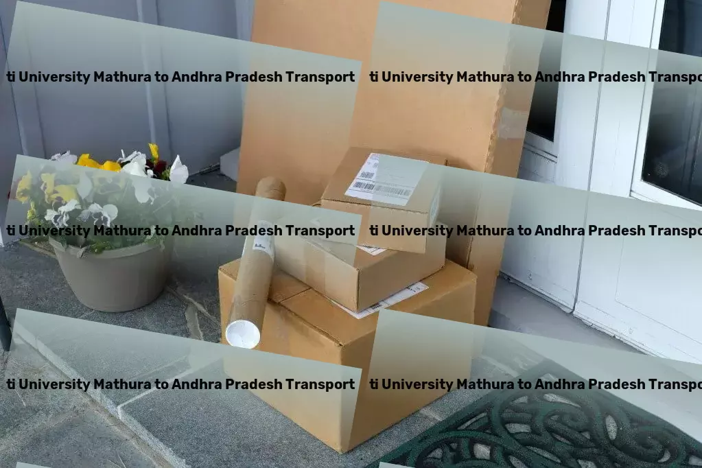 Sanskriti University Mathura to Andhra Pradesh Transport Digital logistic solutions