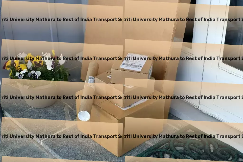 Sanskriti University Mathura to Rest Of India Transport On-demand logistics