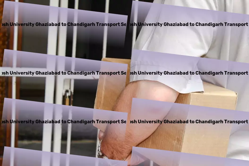 Santosh University Ghaziabad to Chandigarh Transport Rapid freight services