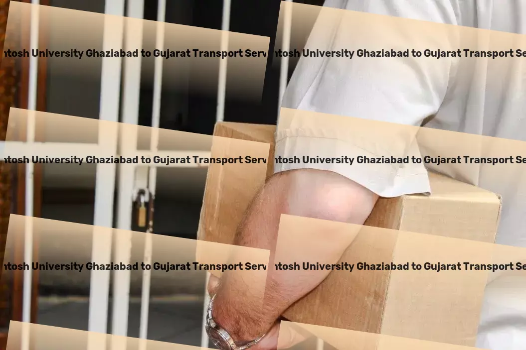 Santosh University Ghaziabad to Gujarat Transport Quality transport services