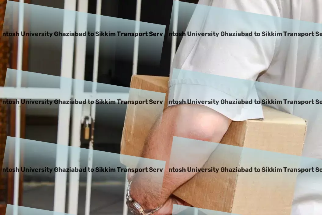 Santosh University Ghaziabad to Sikkim Transport Personal cargo transport