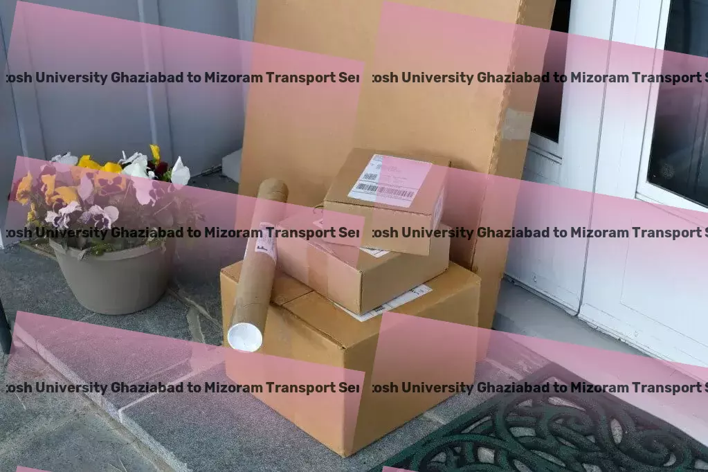 Santosh University Ghaziabad to Mizoram Transport Breakthrough solutions for India's logistical complexities! - Dedicated cargo delivery